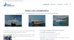 Desktop Screenshot of khaolakliveaboards.com